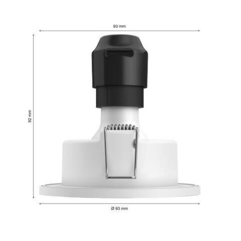 HUE WACA Xamento podhledové LED svítídlo 3x GU10 5.7W 350lm 2000-6500K RGB IP44, chrom 5