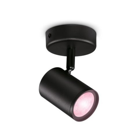 WiZ Imageo bodové LED svítidlo 1x4,9W 345lm 2200-6500K RGB IP20, černá 1