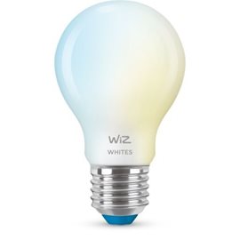 WiZ LED žárovka Frosted Glass E27 A60 7W 806lm 2700-6500K IP20, stmívatelná
