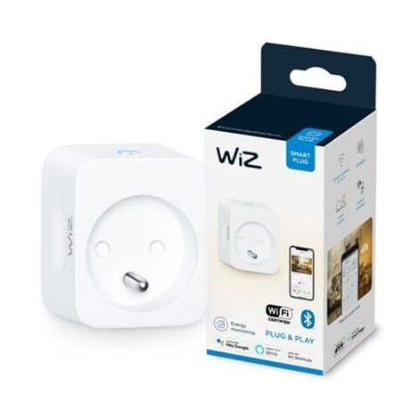 WiZ Plug Chytrá zásuvka CZ/SK IP20 230V + měření spotřeby, bílá 2