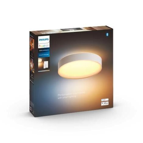 41159/31/P6 Hue WA Enrave M stropní LED svítidlo 1x19,2W 2450lm 2200-6500K IP20 38,1cm bílá +ovladač 4
