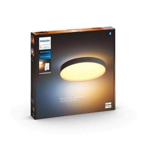 41161/30/P6 Hue WA Enrave XL stropní LED svítidlo 1x48W 6100lm 2200-6500K IP20 55,1cm černá+ovladač 5
