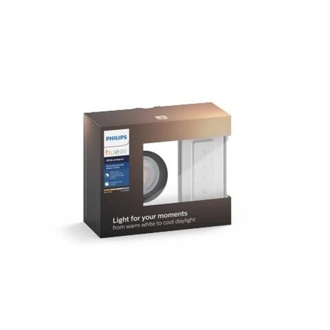 Hue WA Milliskin podhledové LED svítidlo 1x GU10 5,5W 250lm 2200-6500K hranaté IP20, hliníkové 8