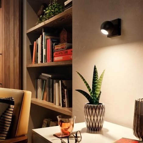 Hue WA Buckram bodové svítidlo GU10 LED 5W 350lm 2200-6500K IP20, černé 3