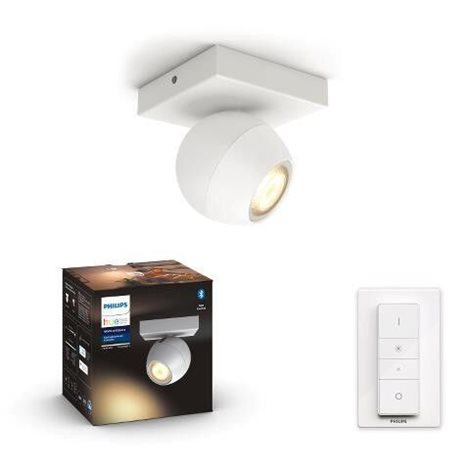 Hue WA Buckram bodové svítidlo 1x GU10 LED 5W 350lm 2200-6500K IP20, bílá 2