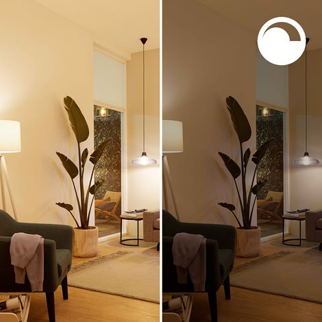 WiZ Smart LED 50W bodové světlo PAR16, GU10 345lm 2200-6500K 8