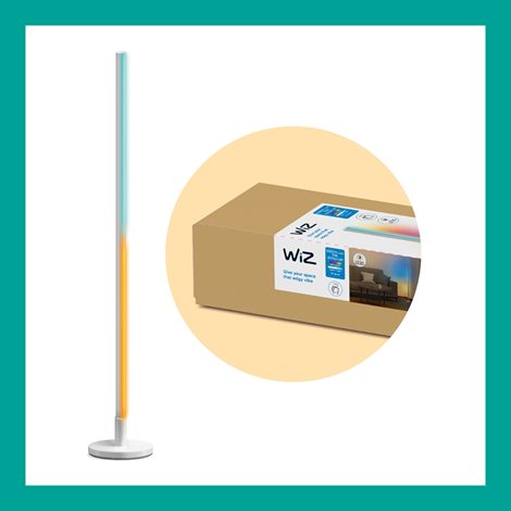 WiZ Pole stojací LED lampa 1x13W 1080lm 2200-6500K RGB IP20, bílá 5