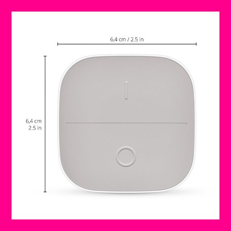 WiZ Portable button přenosný ovladač se stmívačem IP20, 1xAAA, bílý 4