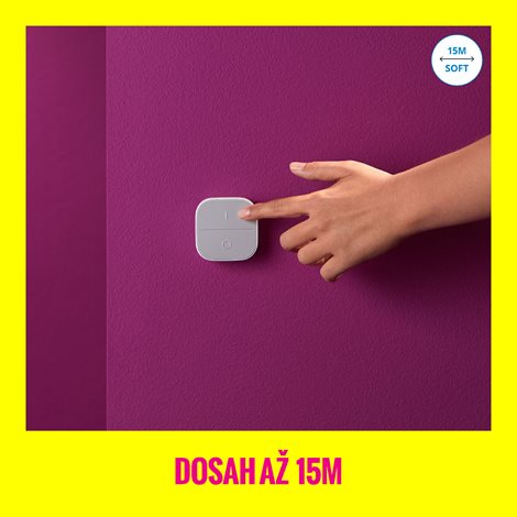 WiZ Portable button přenosný ovladač se stmívačem IP20, 1xAAA, bílý 6