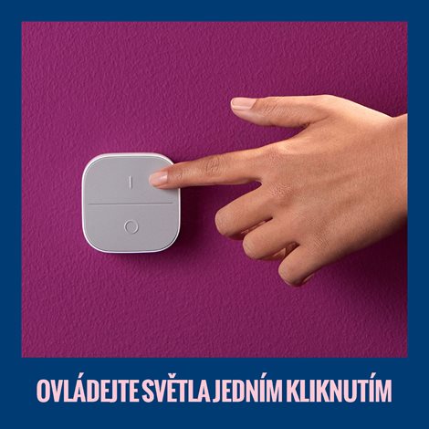 WiZ Portable button přenosný ovladač se stmívačem IP20, 1xAAA, bílý 10