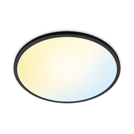 WiZ SuperSlim přisazené LED svítidlo 32W 3800lm 2700-6500K IP20 55cm, černé 1