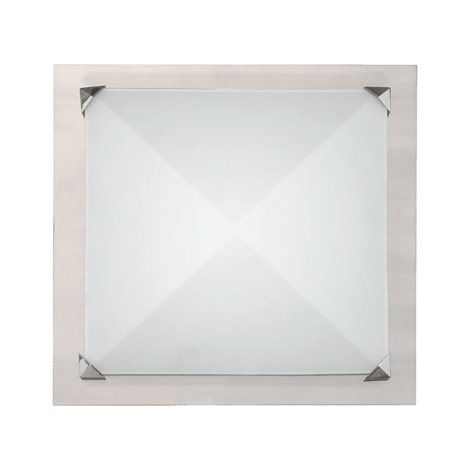 CARERA přisazené svítidlo 2x E14 40W bez zdroje 29cm IP20, saténový nikl