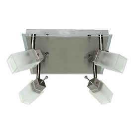 RIMINI stropní svítidlo 4x G9 40W bez zdroje 35cm IP20, matný chrom