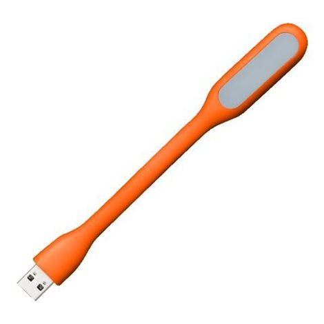USB lampička LED 1,2W 50lm 5V IP20, oranžová
