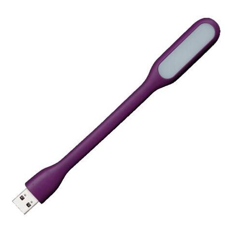 USB lampička LED 1,2W 50lm 5V IP20, fialová