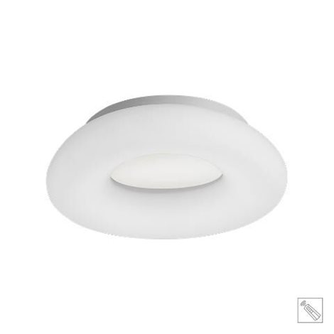TRIVAN přisazené svítidlo LED 21W 1480lm 2700-6500K 55cm kulaté IP20, matně bílé + ovladač 1
