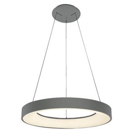 GENTIS závěsné svítidlo LED 55W 3000lm 4000K krokově stmívatelné 60cm IP20, šedé