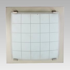 GEOMETRICA přisazené svítidlo 2x E27 60W bez zdroje 38cm IP20, saténový nikl