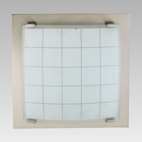 GEOMETRICA přisazené svítidlo 2x E27 60W bez zdroje 38cm IP20, saténový nikl