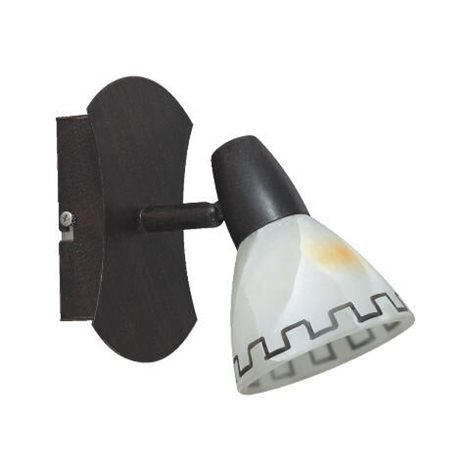AZTEC nástěnné svítidlo 1x E14 40W bez zdroje IP20, hnědé