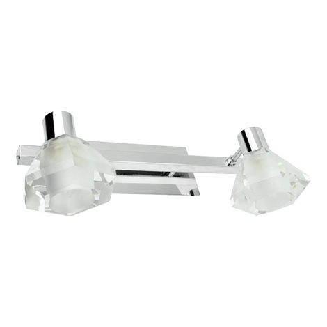 GUARD nástěnné svítidlo 2x G9 40W bez zdroje 29cm IP20, lesklý chrom
