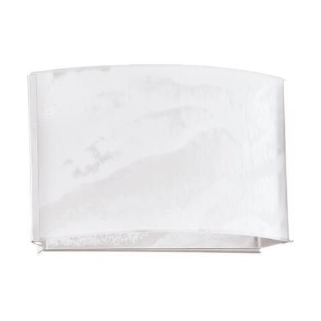 BUGS nástěnné svítidlo 1x G9 33W bez zdroje 17,5cm IP20, chrom/opál