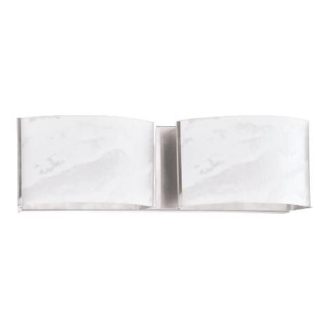 BUGS nástěnné svítidlo 2x G9 33W bez zdroje 37,5cm IP20, chrom/opál