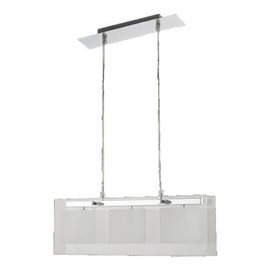 CORTINA závěsné svítidlo 3x G9 40W bez zdroje 45cm, chromové