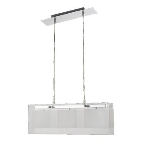 CORTINA závěsné svítidlo 3x G9 40W bez zdroje 45cm, chromové