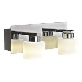 ELICA koupelnové nástěnné svítidlo 2x LED 5W 380lm 3000K 30cm IP20, chromové