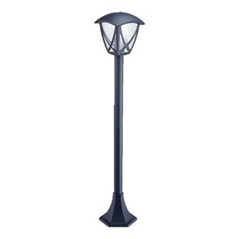 SPLIT venkovní sloupkové svítidlo 1x E27 40W bez zdroje 93cm IP44, matně černé