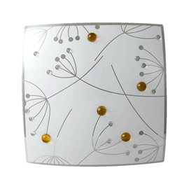 ANETTA stropní svítidlo 1x E27 60W bez zdroje 30cm IP20, bílé