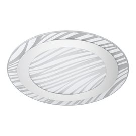 EPSYLON stropní svítidlo 2x E27 60W bez zdroje kulaté 41cm IP20,  chromové