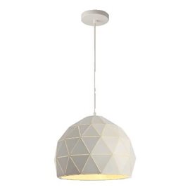 CATANIA závěsné svítidlo 1x E27 40W bez zdroje 35cm IP20, matně bílé