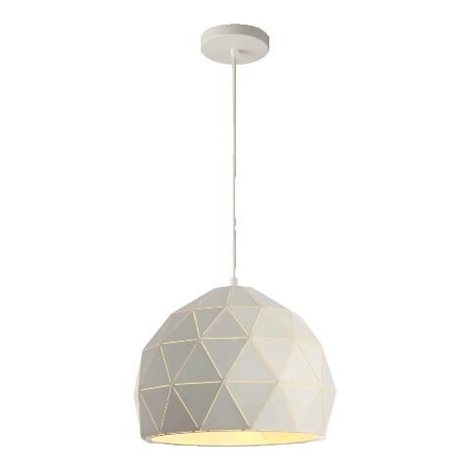 CATANIA závěsné svítidlo 1x E27 40W bez zdroje 35cm IP20, matně bílé