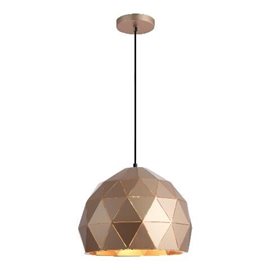 CATANIA závěsné svítidlo 1x E27 40W bez zdroje 35cm IP20, šampáň