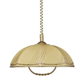 LYRA závěsné stahovací svítidlo 1x E27 60W bez zdroje 44cm kulaté IP20, zlaté