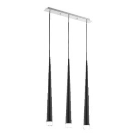 EBONY závěsné svítidlo 3x G9 33W bez zdroje 55cm IP20, černé