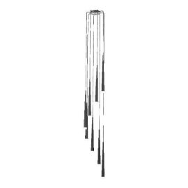 EBONY závěsné svítidlo 8x G9 33W bez zdroje 35cm IP20, černé