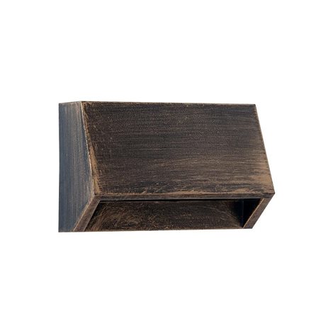 RADIX III. venkovní nástěnné vestavné svítidlo LED 1,6W 180lm 4000K 10x6cm IP65, rustikální  1