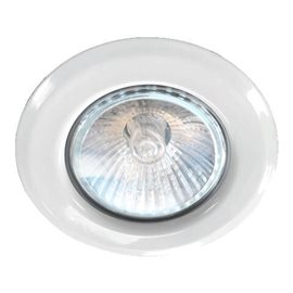 DOWNLIGHT podhledové svítidlo 1x GU10 50W bez zdroje 8,1cm kulaté IP20, bílé
