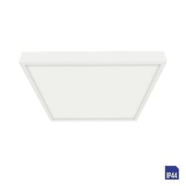 LENYS koupelnové přisazené svítidlo LED 12W 1000lm 4000K 14cm hranaté IP44, bílé
