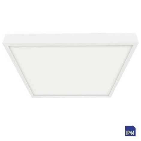 LENYS koupelnové přisazené svítidlo LED 24W 2040lm 4000K 27cm hranaté IP44, bílé