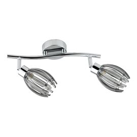 EZZO nástěnné svítidlo 2x G9 33W bez zdroje 30,5cm IP20, chromové