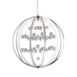 GALACTICA závěsné svítidlo LED 60W 4500lm 3000K 45cm IP20, chromové