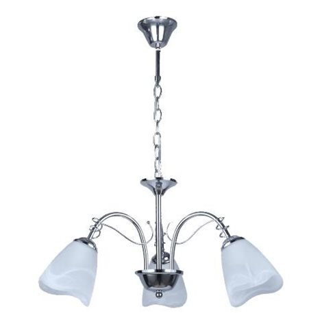 CAMELOT závěsné svítidlo 3x E14 60W bez zdroje 53cm IP20, chromové