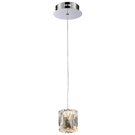 POLAR závěsné svítidlo LED 5W 400lm 3000K 15cm IP20, chromové 1