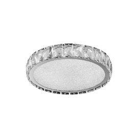GIRO stropní svítidlo LED 30W 2400lm 3000K 40cm IP20, chromové