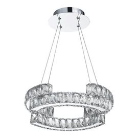 SANTANA závěsné svítidlo LED 24W 1900lm 4000K 40cm IP20, chromové