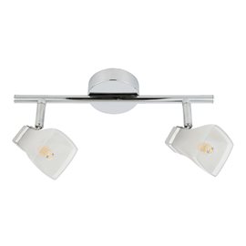 QUADO přisazené svítidlo 2x G9 4W bez zdroje 30cm IP20, chromové